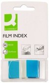 ZAKŁADKI INDEKSUJĄCE FOLIOWE 25,4X43,7MM Q-CONNECT NIEBIESKIE 50 SZT