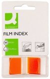 ZAKŁADKI INDEKSUJĄCE FOLIOWE 25,4X43,7MM Q-CONNECT POMARAŃCZOWE 50 SZT