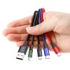 Kabel USB Baseus Fast 4w1 2xUSB-C / Lightning / Micro 3,5A 1.2m (czarny)