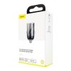 Mini ładowarka samochodowa Baseus Tiny Star, USB, QC 3.0, 30W (szara)