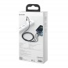 Kabel USB 3w1 Baseus Tungsten Gold, USB do micro USB / USB-C / Lightning, 3.5A, 1.5m (czarny)