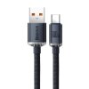 Kabel USB do USB-C Baseus Crystal Shine, 100W, 1.2m (czarny)