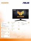 ASUS MONITOR 24 CALE VG246H1A IPS BK/0.5MS/EU/HDMI/100HZ