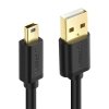 KABEL USB 2.0 UGREEN US13210355B, MĘSKI, MINI USB, 1M (CZARNY)