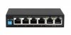 EXTRALINK SWITCH EUROS V2 6 PORTÓW POE SWITCH 4X PORTY 10-100MBPS POE + 2X PORTY UPLINK 802.3AF 60W