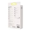 Kabel USB do iP Baseus Crystal Shine, 2.4A, 1.2m (niebieski)