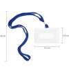 IDENTYFIKATOR Z TAŚMĄ 92X59MM D.RECT NIEBIESKI 50SZT