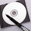 MARKER CD/DVD D.RECT CZERWONY 0.7MM