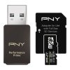 PNY KARTA PAMIĘCI MICROSDXC ELITE PRIME 128GB + ADAPTER SD + CZYTNIK USB-A