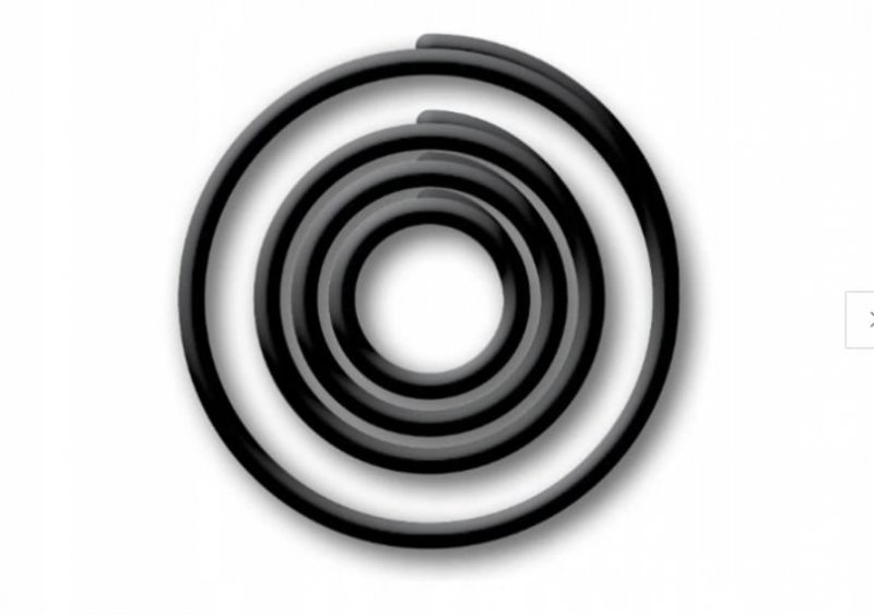 KÓŁKA EASYRING DO OPRAWY DOKUMENTÓW 15mm - CZARNE