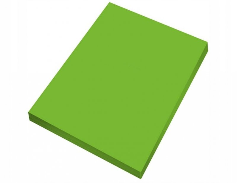 PAPIER KSERO ZIELONY A4 80g - 100 kartek sztuk