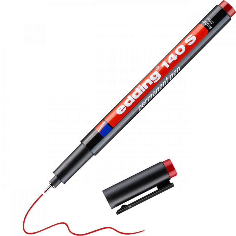 FOLIOPIS EDDING 140 S CZERWONY 0.3MM