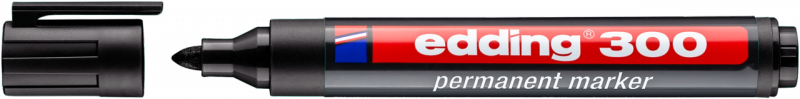 MARKER PERMANENTNY EDDING 300 CZARNY 1.5-3MM