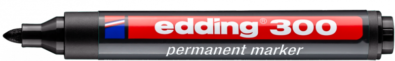 MARKER PERMANENTNY EDDING 300 CZARNY 1.5-3MM
