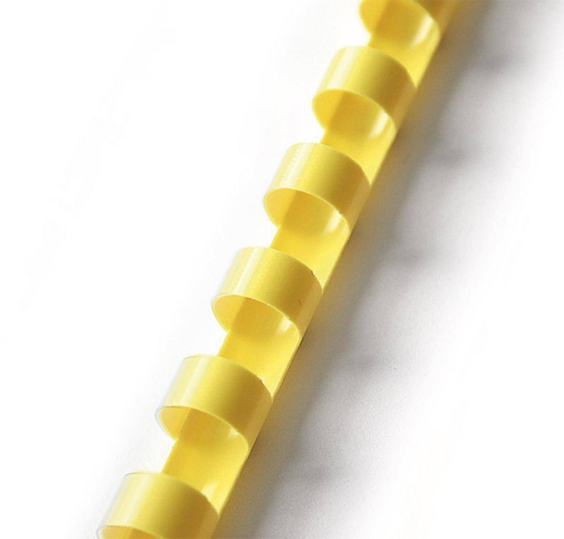 GRZBIET PLASTIKOWY 38MM ARGO 405386 ŻÓŁTY 50 SZT