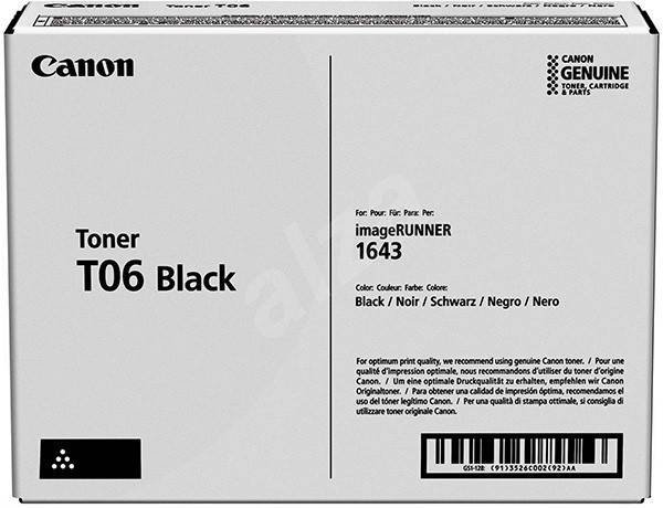 CANON ORYGINALNY TONER T06, BLACK, 20500S, 3526C002, CANON IMAGERUNNER 1643I, 1643IF, O