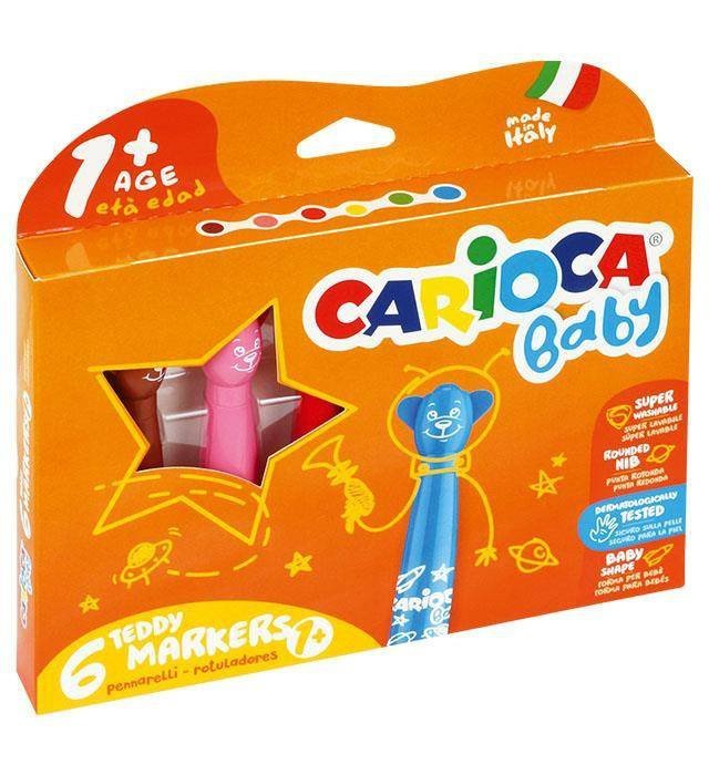 FLAMASTRY MIŚKI CARIOCA 42815 BABY 160-1930 MIX*6SZT