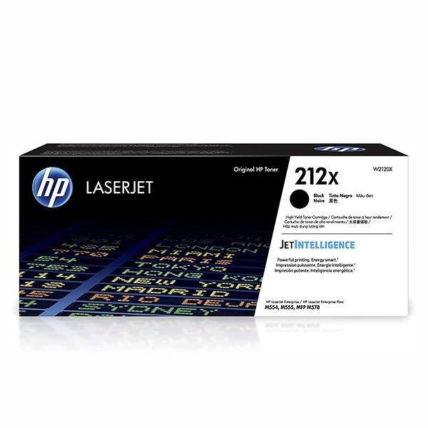 HP ORYGINALNY TONER W2120X, BLACK, 13000S, HP 212X, HIGH YIELD, HP COLOR LASERJET ENTERPRISE M555DN, M555X, M554DN, O