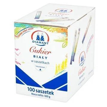CUKIER BIAŁY SASZETKA PFEIFER & LANGEN DIAMANT 5G 100SZT
