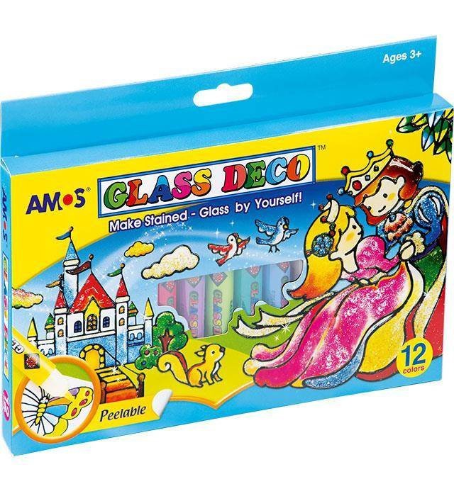 FARBY WITRAŻOWE AMOS GD10P12R 170-1045 10.5ML 12KOL