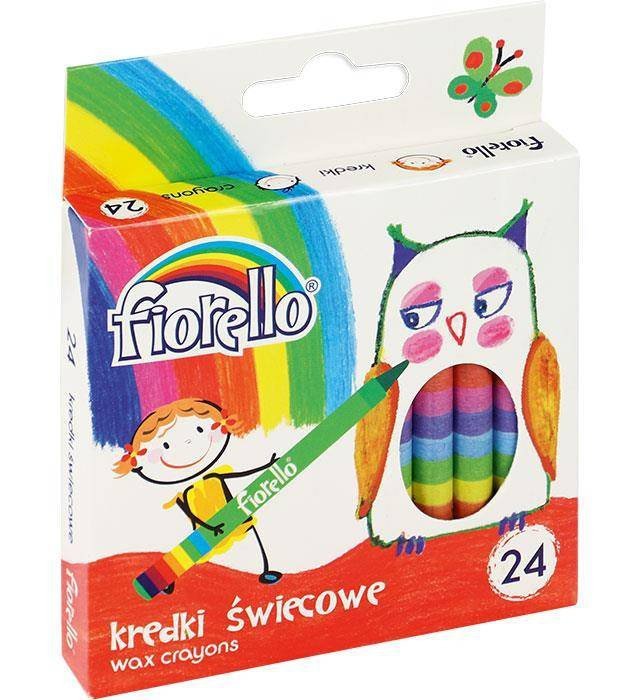 KREDKI ŚWIECOWE FIORELLO 170-1386 24KOL