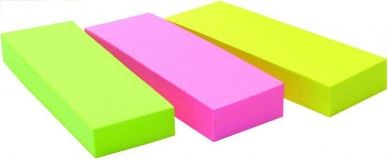 ZAKŁADKI INDEKSUJĄCE PAPIEROWE 25X76MM 3M POST-IT® 671/3 MIX 3X100SZT