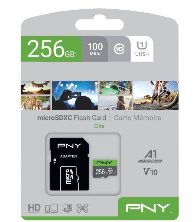 PNY KARTA PAMIĘCI MICROSDXC ELITE 256GB P-SDU256V11100EL-GE