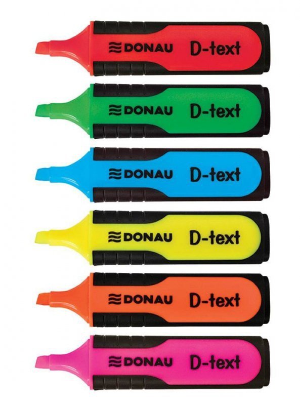 ZAKREŚLACZ DONAU D-TEXT ŻÓŁTY 1-5MM