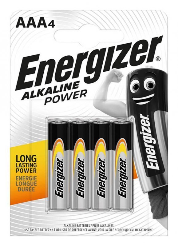 BATERIA ALKALICZNA AAA ENERGIZER ALKALINE POWER 4SZT