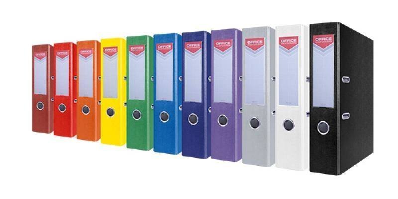 SEGREGATOR A4 PP OFFICE PRODUCTS OFFICER 75MM POMARAŃCZOWY