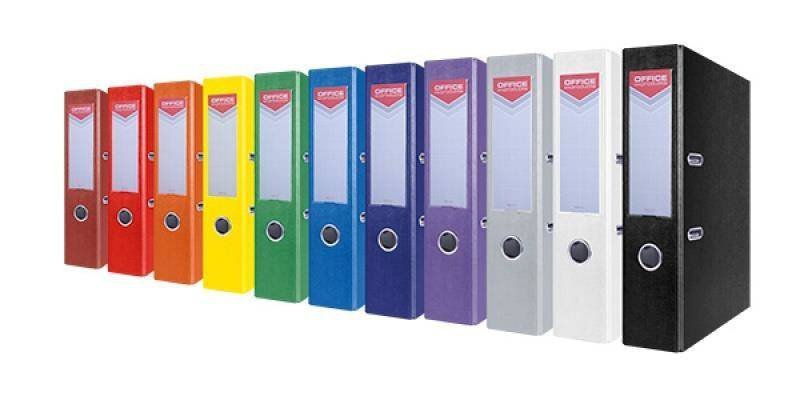 SEGREGATOR A4 PP OFFICE PRODUCTS OFFICER 75MM SZARY
