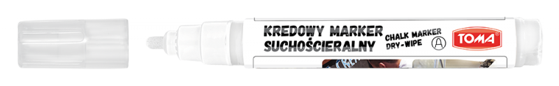 MARKER SUCHOŚCIERALNY TOMA 296 TO-296 BIAŁY 4.5MM
