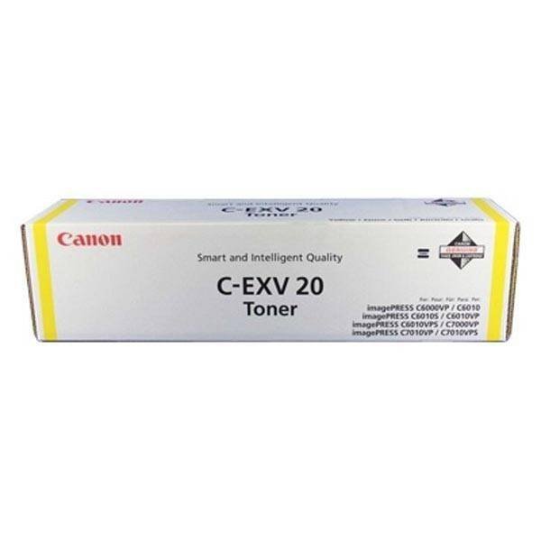 CANON ORYGINALNY TONER CEXV20, YELLOW, 35000S, 0439B002, CANON IP-C7000VP, O