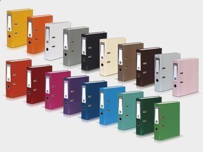 Segregator A4 tektura VAUPE FCK 50mm 062/11 różowy dźwigniowy