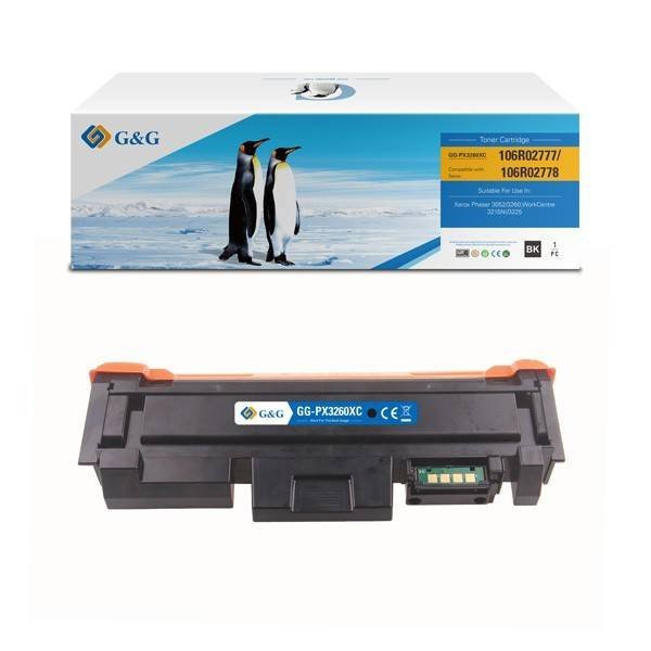 G&G KOMPATYBILNY TONER Z 106R02778, BLACK, 3000S, NT-PX3260XC, DLA XEROX PHASER 3052, 3260, WORKCENTRE 3215NI, 3225, N