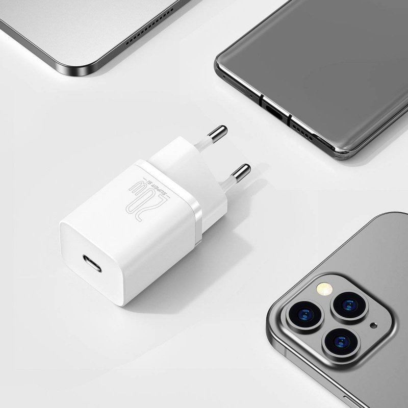 Ładowarka sieciowa Baseus Super Si Quick Charger 1C 20W (biała)