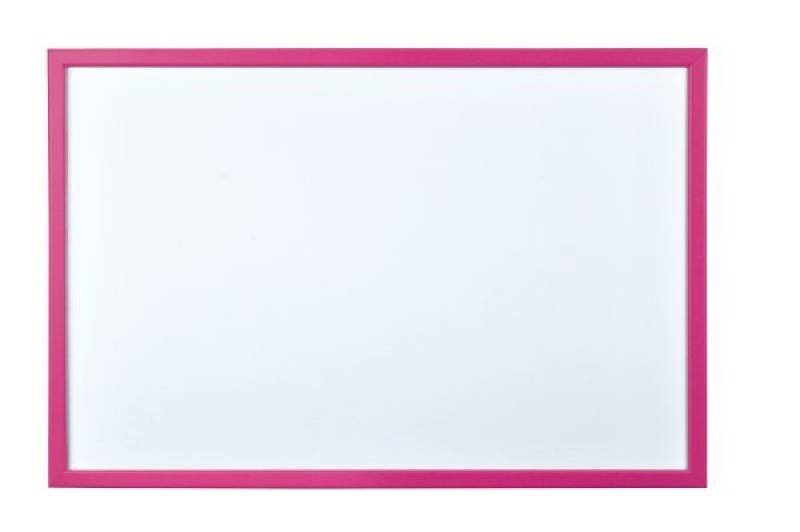 TABLICA SUCHOŚCIERALNA MAGNETYCZNA 40X60CM BI-OFFICE BIAŁA RAMA KOLOROWA