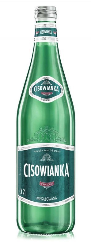 WODA NIEGAZOWANA BUTELKA SZKLANA CISOWIANKA CLASSIQUE 0,7L