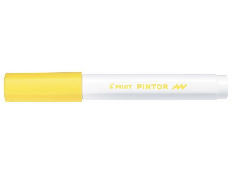 MARKER PERMANENTNY PILOT PINTOR F ŻÓŁTY OKRĄGŁA