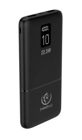 REBELTEC POWERBANK P10 LCDPD 10 000MAH PD22,5W