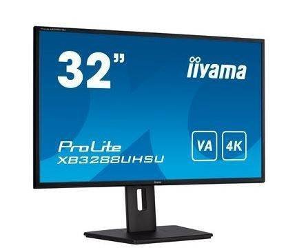 IIYAMA MONITOR 31,5 CALA XB3288UHSU 4K,VA,HDMI,DP,PIP,F.SYNC,HAS/150MM,USB