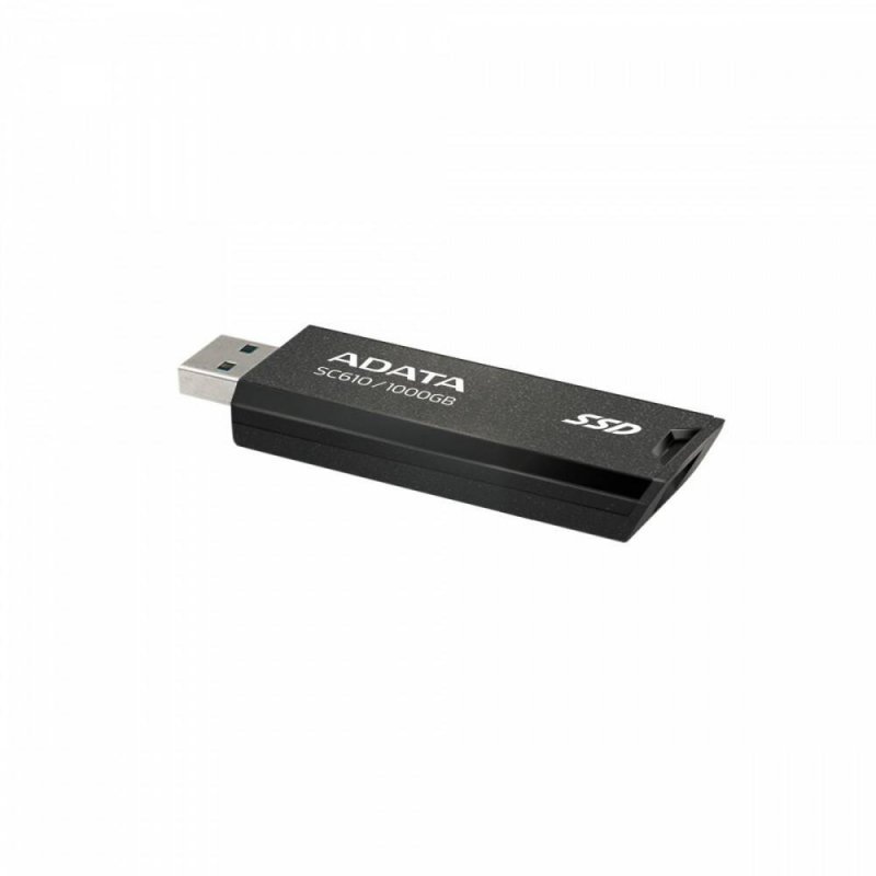 ADATA DYSK SSD ZEWNĘTRZNY SC610 1000 GB USB3.2A GEN2 CZARNY