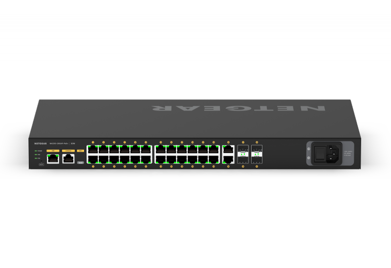 NETGEAR SWITCH M4250-26G4F-POE+ GSM4230P 24XGE POE+ 4XSFP