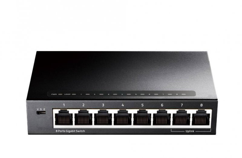 CUDY PRZEŁĄCZNIK GS108 8XGE METALOWA OBUDOWA