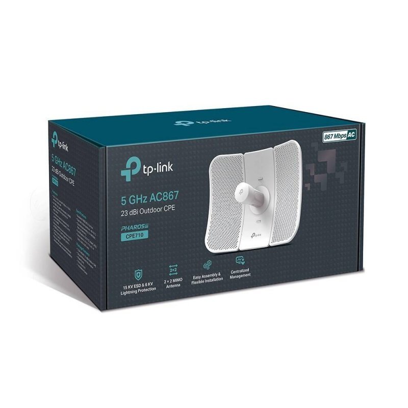 TP-LINK ANTENA KIERUNKOWA CPE710 OUTDOOR 5GHZ 23DBI 867MBPS