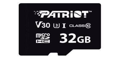 PATRIOT KARTA MICROSDHC 32GB VX V30 C10 UHS-I U3
