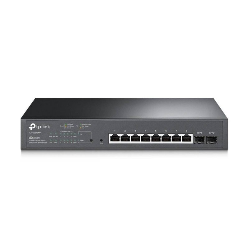 TP-LINK SWITCH SMART SG2210MP 8XGE POE+ 2XSFP