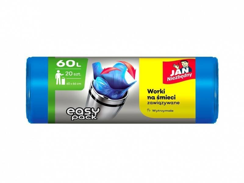WORKI JAN NIEZBĘDNY EASY-PACK NIEBIESKIE 60L 20 SZT