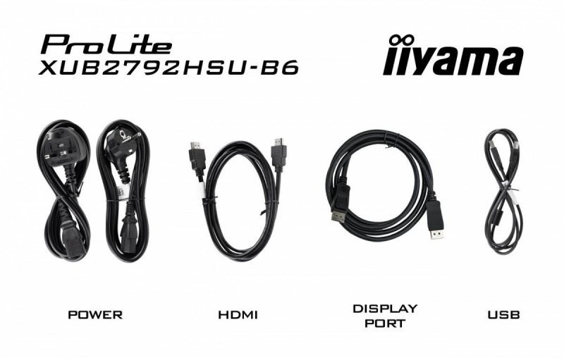 IIYAMA MONITOR PROLITE XUB2792HSU-B6 27 CALI IPS,HDMI,DP,100HZ,SLIM,4XUSB3.2,PIVOT, HAS(150MM),2X2W