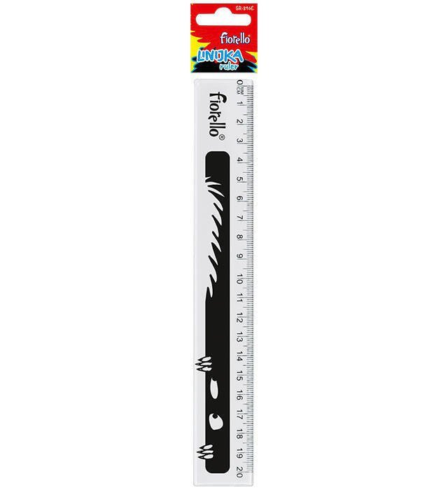 LINIJKA PLASTIKOWA 20CM FIORELLO 130-1913